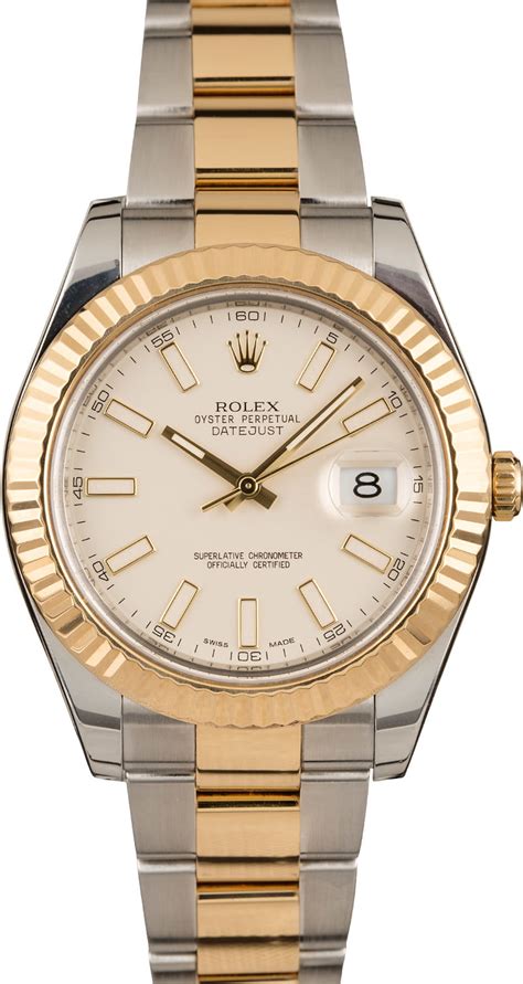 rolex datejust 2 41mm two tone